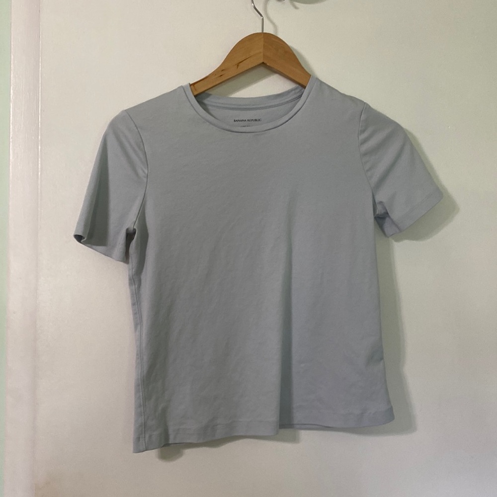 Light blue banana republic top